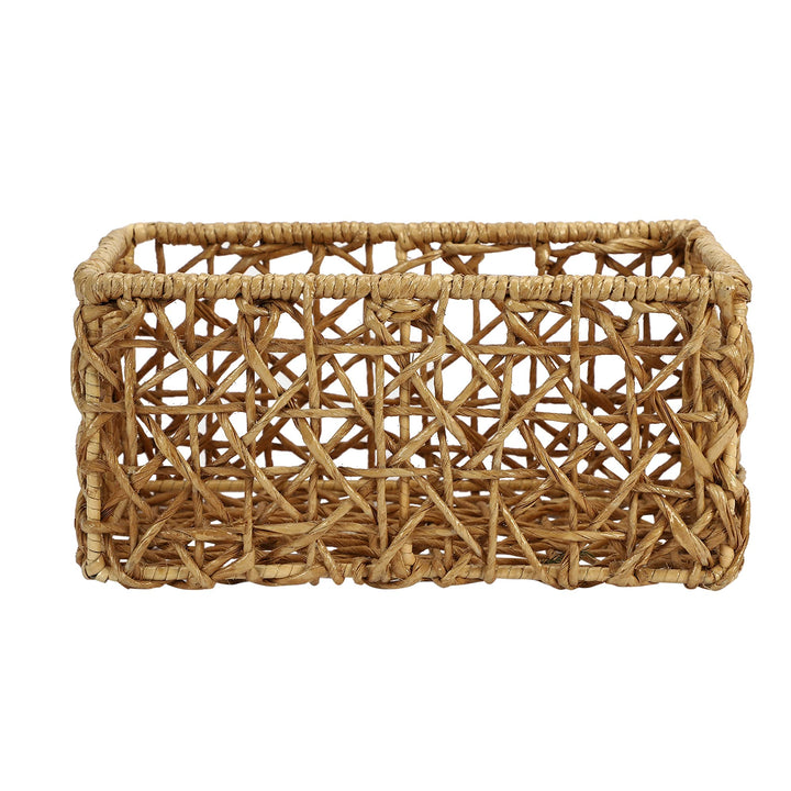 Rattan Storage Basket 11x7x5 Inch for Home - Rhydwen