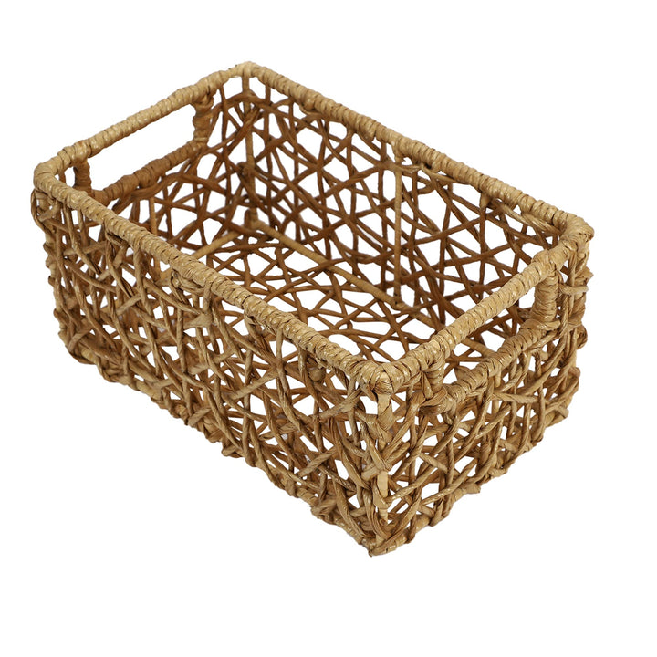 Rattan Storage Basket 11x7x5 Inch for Home - Rhydwen