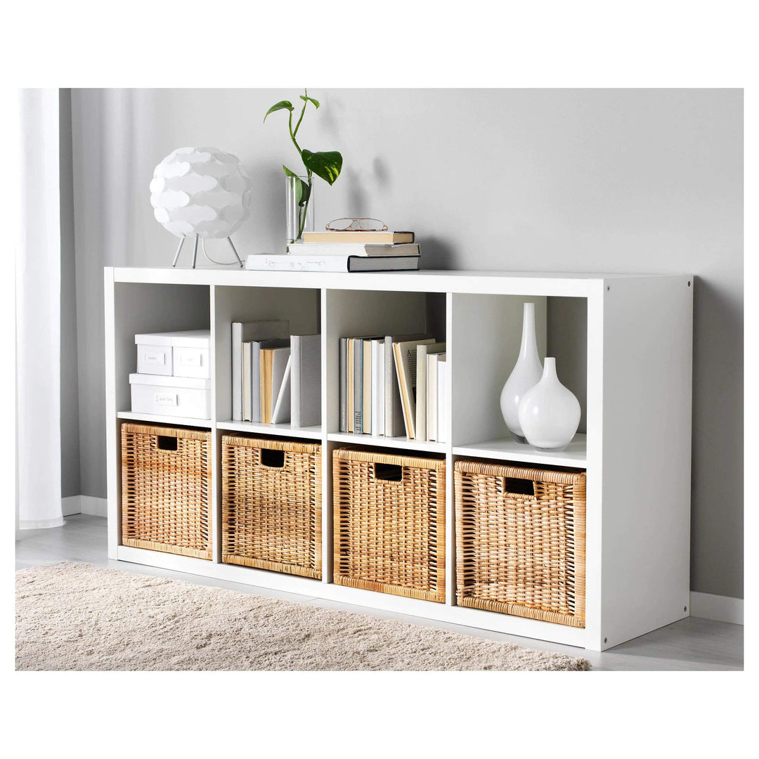 Wicker Storage Basket 12.5x13.5x12.5 Inch for Wardrobe - Groveland