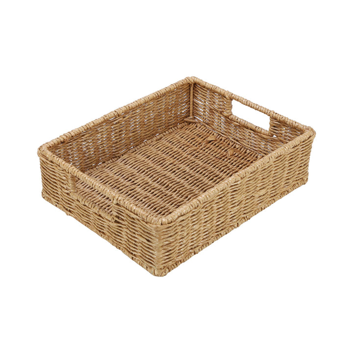 Seagrass Storage Basket 12x8x4 Inch for Bathroom - Baxendale