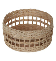 Luxury Rattan Handicrafts  Handmade Wicker Basket Bathroom Vanity Tray, Wicker Kitchen Counter top Storage Shelf Coffee Table Decorative Tray Cosm
