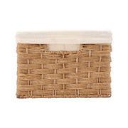 Bamboo Wicker Basket for Bathroom | Storage Organizer - Zephyr