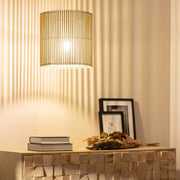 Bamboo Hanging Light for Bedroom | Rattan Pendant Lamp - Avital