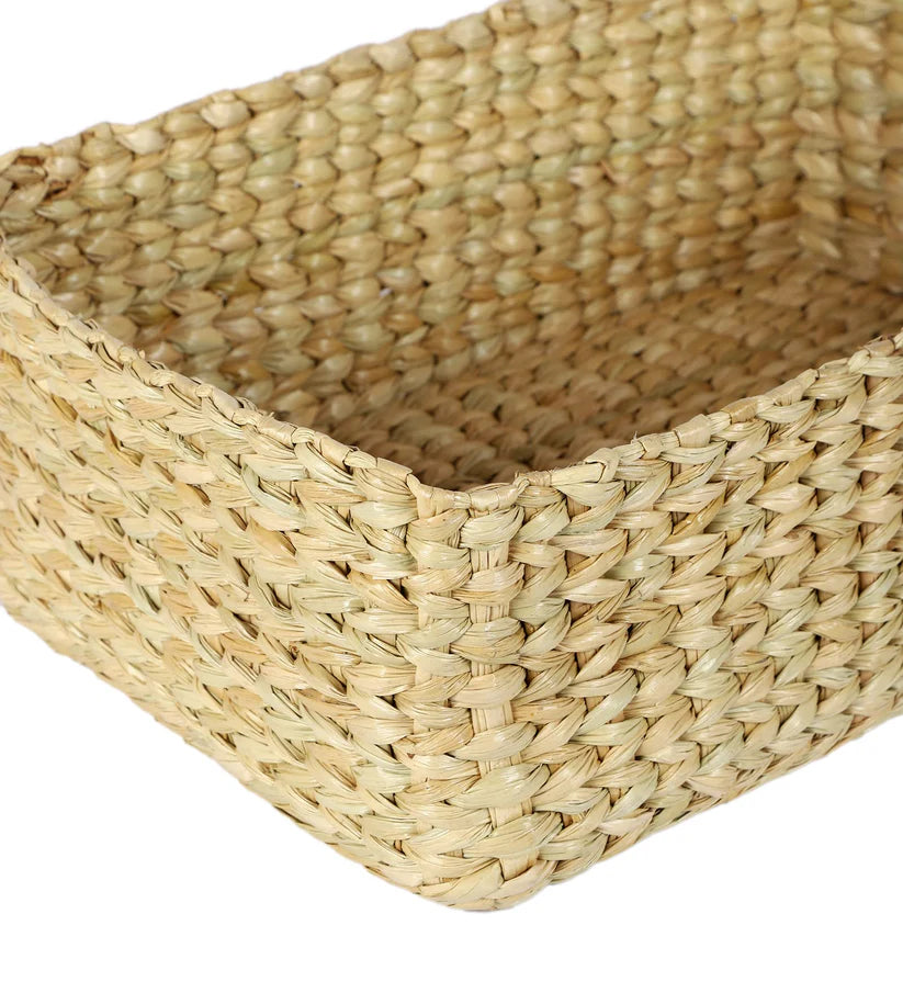Cane Storage Basket for Bedroom | Bamboo Hamper - Stellan