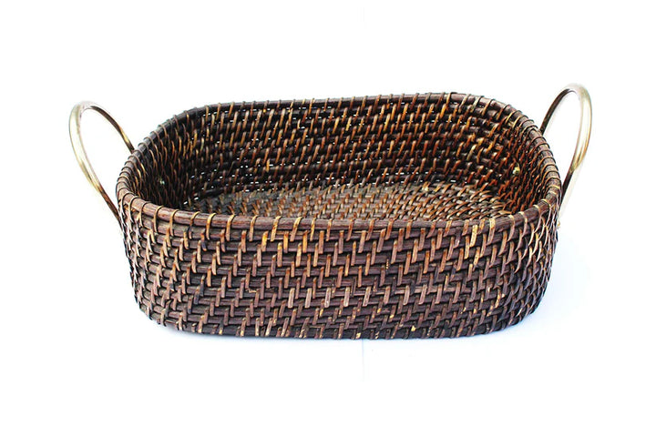 Bamboo Storage Basket for Bathroom - Amara