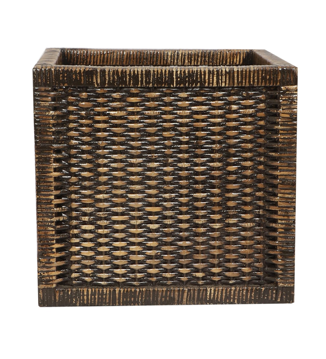 Wicker Storage Basket 12.5x13.5x12.5 Inch for Wardrobe - Idriston