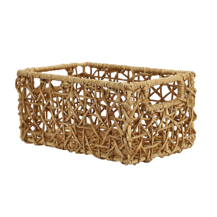 Rattan Storage Basket 11x7x5 Inch for Home - Rhydwen