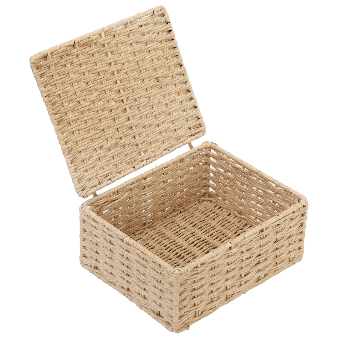 Kauna Grass Storage Basket with Lid - Kaine