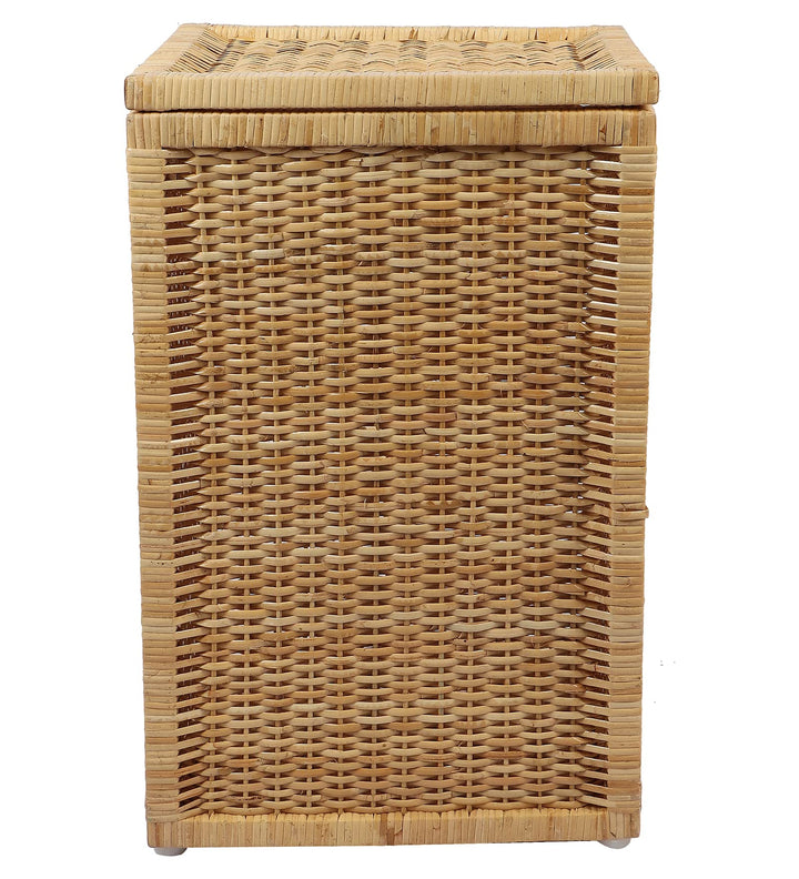 Luxury Rattan Handicrafts  wicker water hyacinth kauna grass bamboo cane Storage Basket with Lids | laundry hampers for bathroom wicker laundry ba