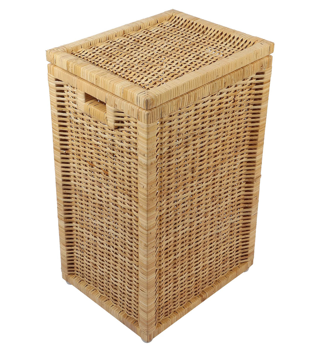 Luxury Rattan Handicrafts  wicker water hyacinth kauna grass bamboo cane Storage Basket with Lids | laundry hampers for bathroom wicker laundry ba