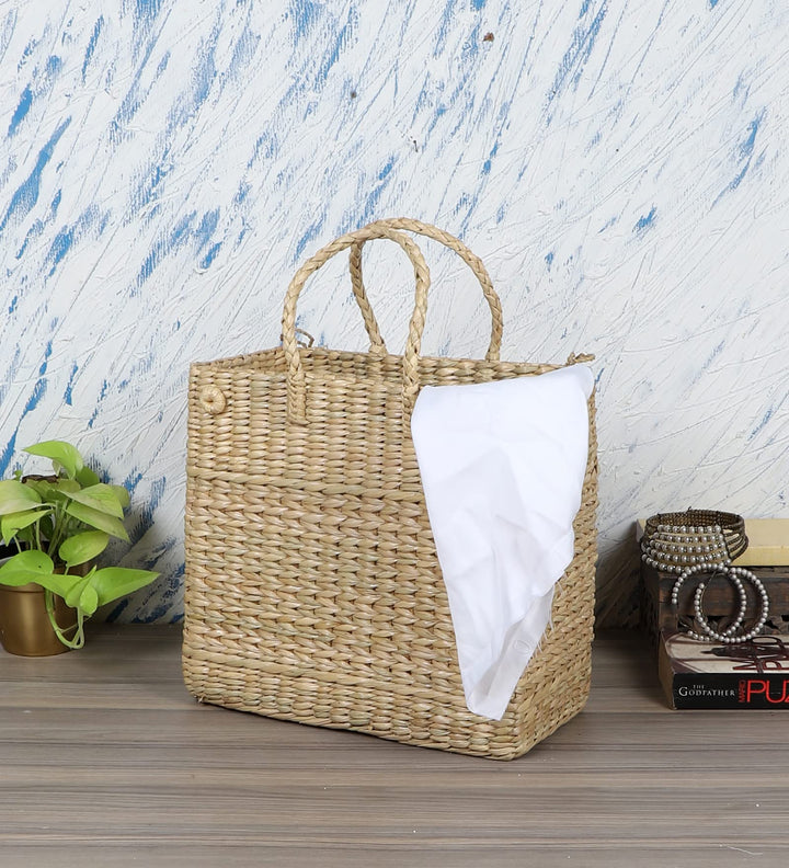 Seagrass Storage Basket for Home - Jarethsen