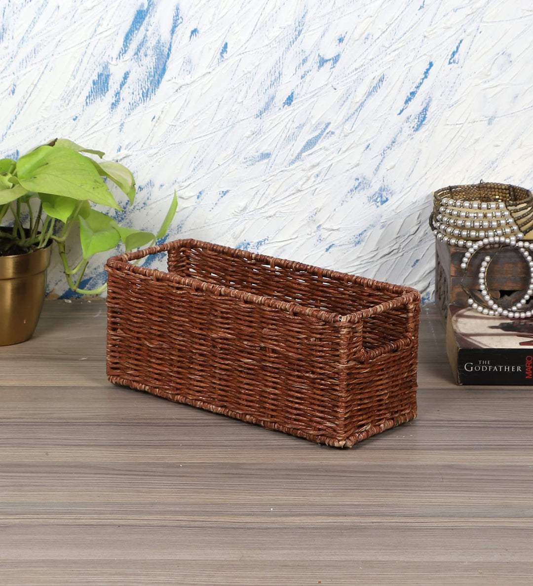Bamboo Storage Basket for Home - Jett