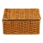 Seagrass Storage Basket with Lid 8.5x6x3.5 Inch for Home - Ira