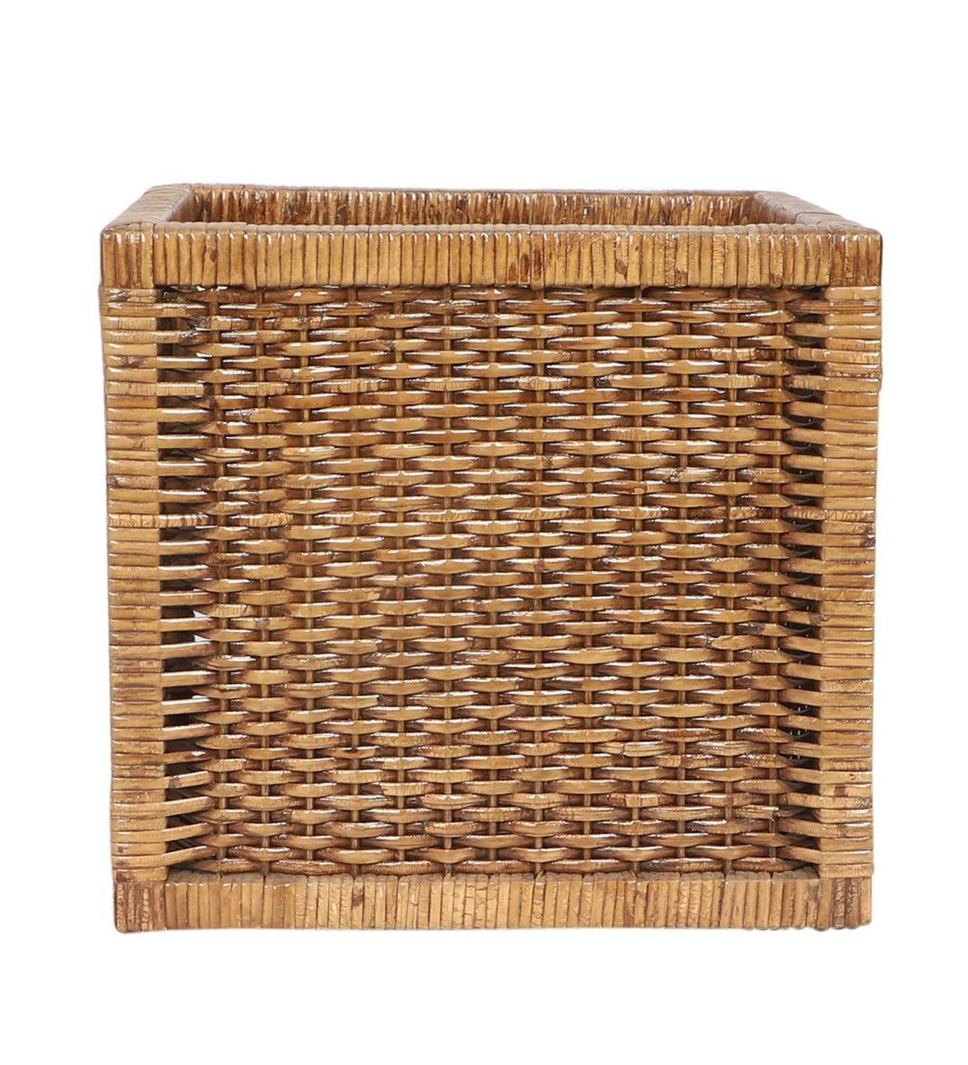Wicker Wardrobe Basket for Storage | Brown Organizer for KALLAX - Jerricstonby