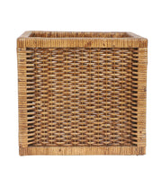 Wicker Wardrobe Basket for Storage | Brown Organizer for KALLAX - Jerricstonby
