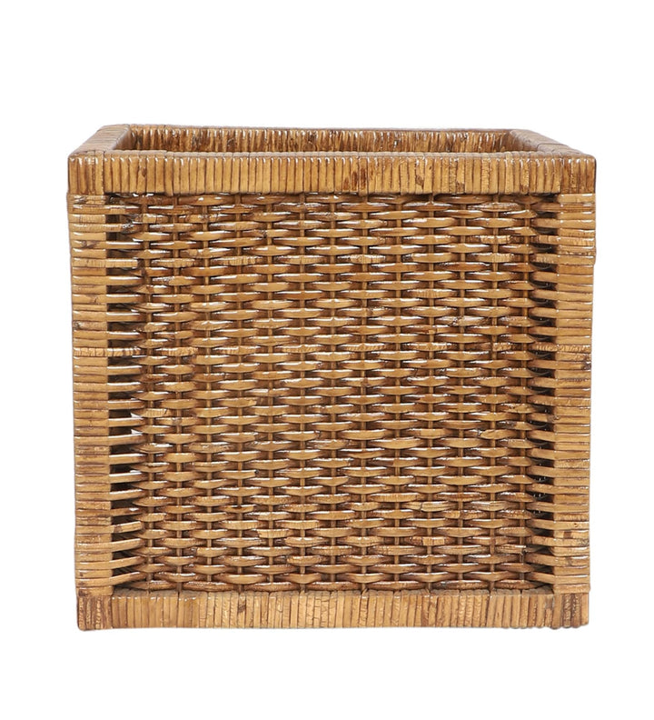 Wicker Wardrobe Basket for Storage | Brown Organizer for KALLAX - Jerricstonby