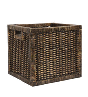 Wicker Storage Basket 12.5x13.5x12.5 Inch for Wardrobe - Idriston