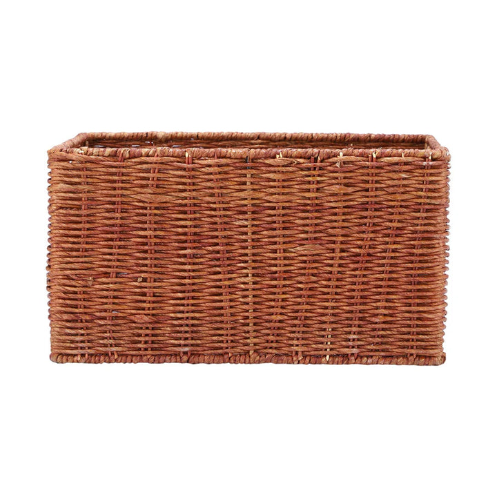 Bamboo Storage Basket 14x11x8 Inch for Home - Darian