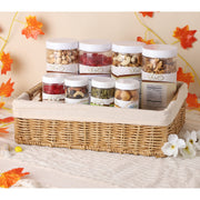 Seagrass Storage Basket 12x8x4 Inch for Bathroom - Baxendale