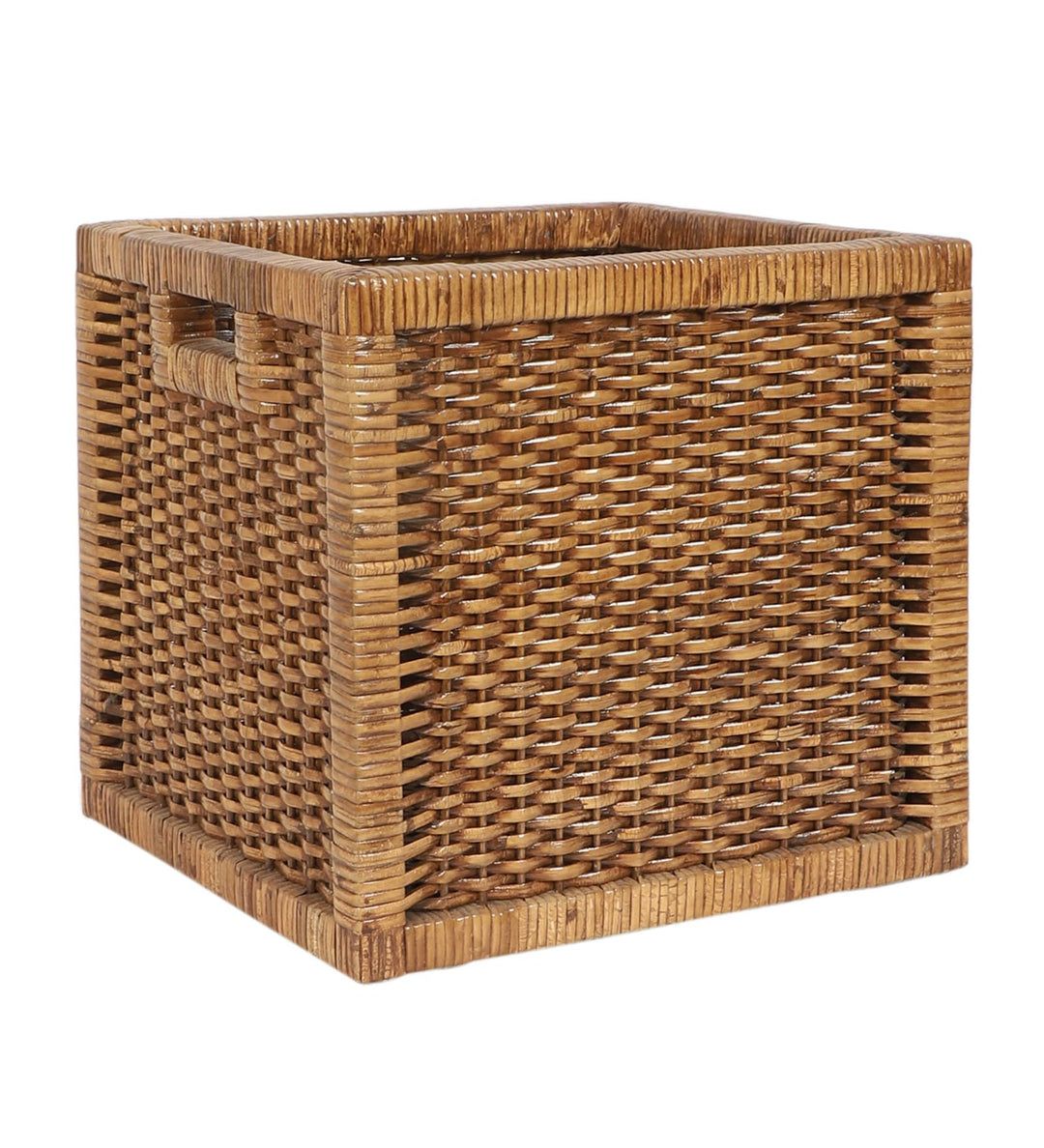 Wicker Wardrobe Basket for Storage | Brown Organizer for KALLAX - Jerricstonby