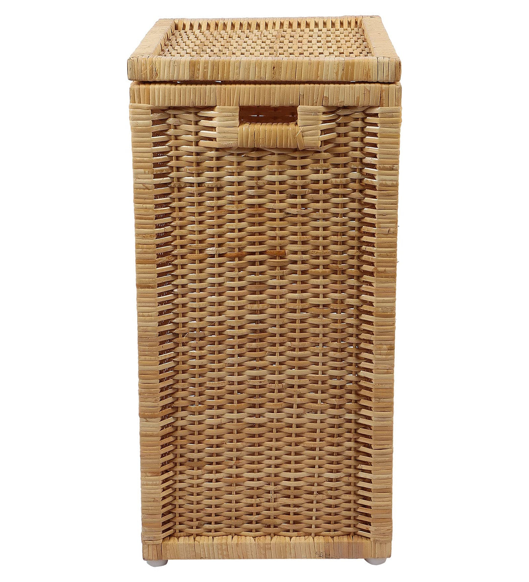 Luxury Rattan Handicrafts  wicker water hyacinth kauna grass bamboo cane Storage Basket with Lids | laundry hampers for bathroom wicker laundry ba