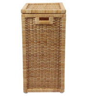 Luxury Rattan Handicrafts  wicker water hyacinth kauna grass bamboo cane Storage Basket with Lids | laundry hampers for bathroom wicker laundry ba