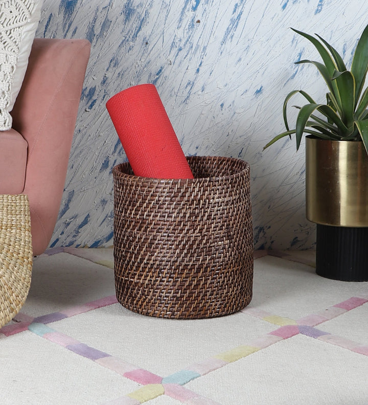 Rattan Planter | Cane Laundry Bin | Bamboo toy Storage - Mahika by Luxury Rattan Handicrafts 
