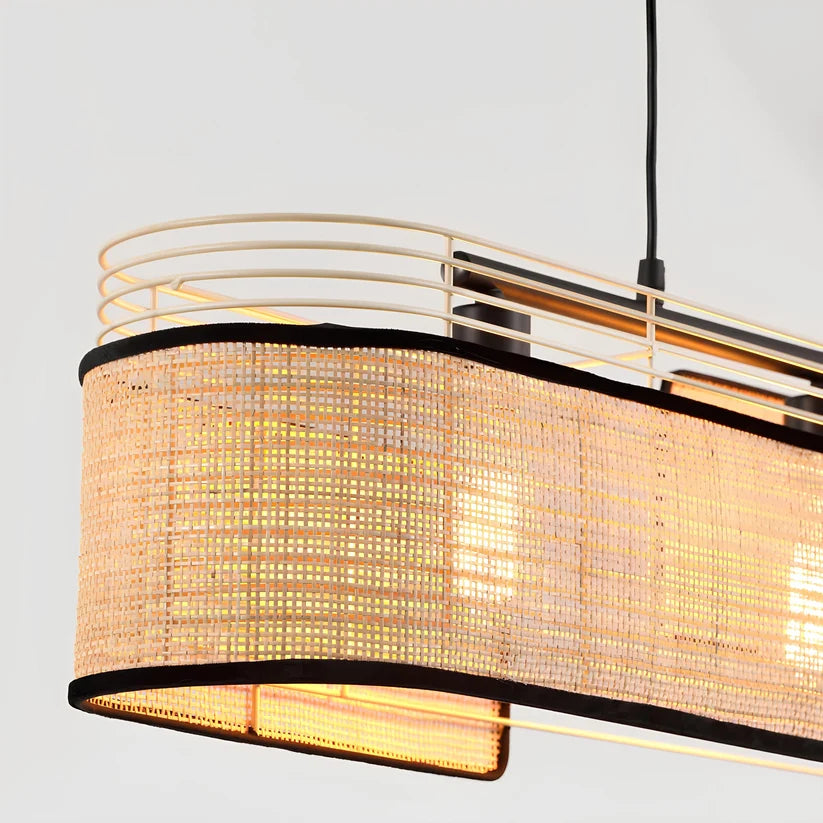 Wicker Chandelier for Staircase - Loral