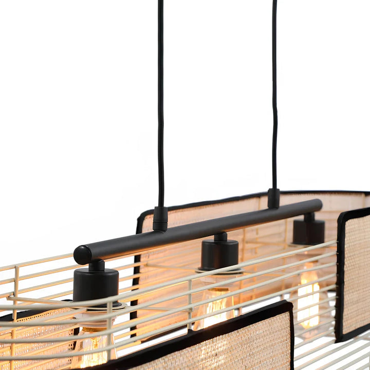 Wicker Chandelier for Staircase - Loral