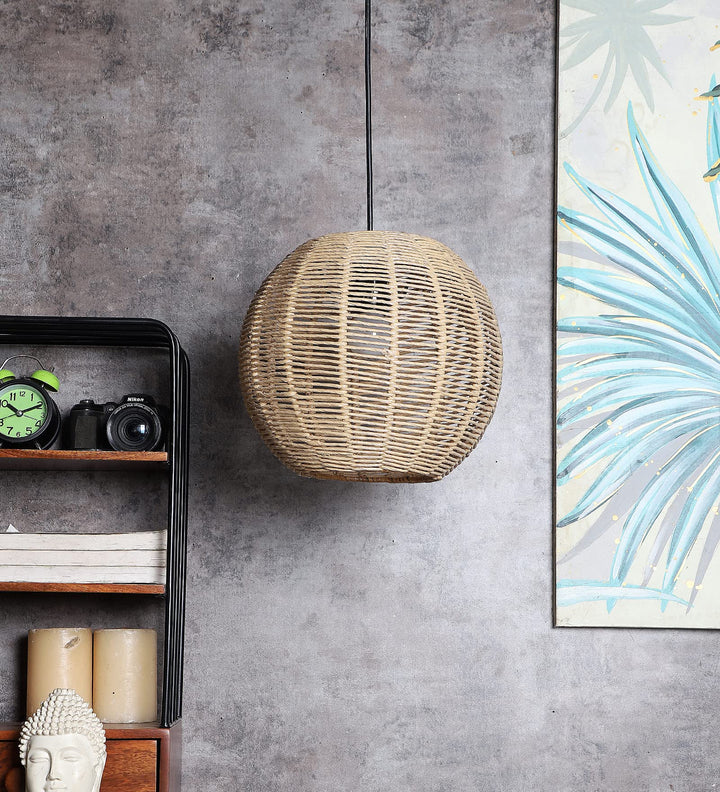 Bamboo Hanging lamp for Living Room | Rattan Pendant light | Cane ceiling light - Alarice - Luxury Rattan Handicrafts  Home > Pendant Lights (Imag