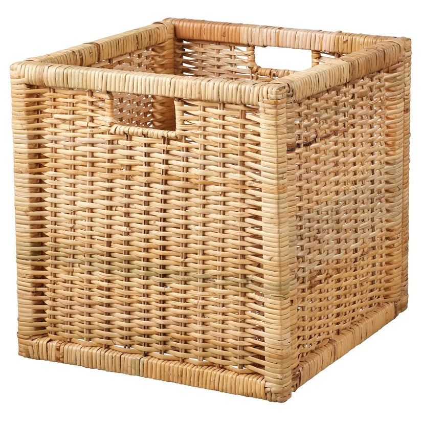 Wicker Storage Basket 12.5x13.5x12.5 Inch for Wardrobe - Groveland