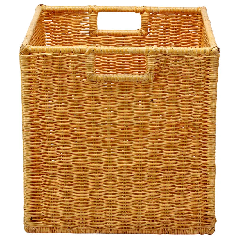 Wicker Storage Basket 12.5x13.5x12.5 Inch - Fenriswood