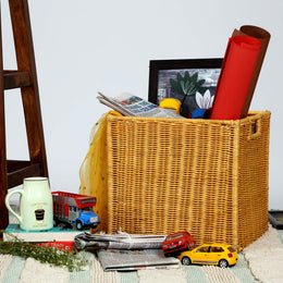 Wicker Storage Basket 12.5x13.5x12.5 Inch - Fenriswood