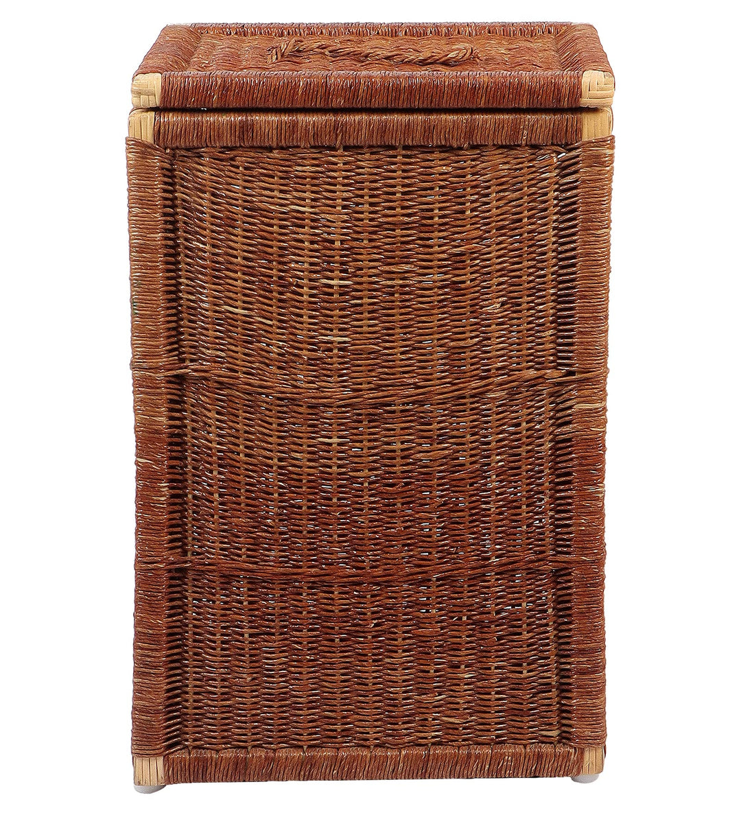Wicker Laundry Basket with Lid for Bathroom- Xylander
