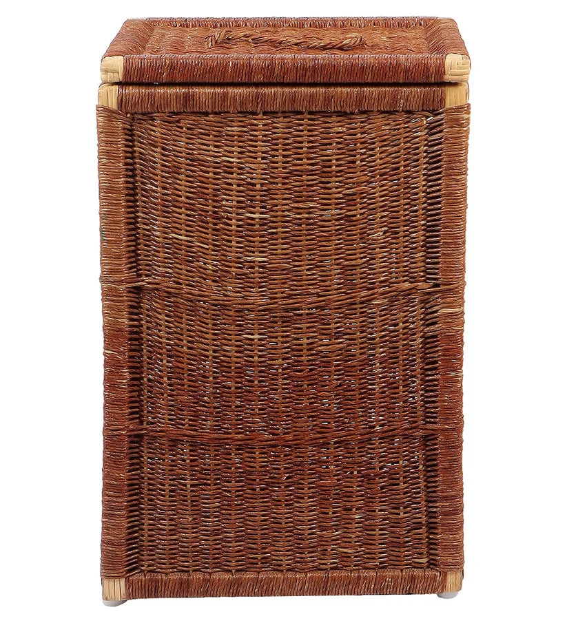 Wicker Laundry Basket with Lid for Bathroom- Xylander