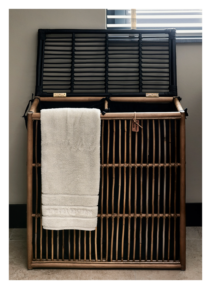 Rattan Laundry Basket for Bathroom - Harwin