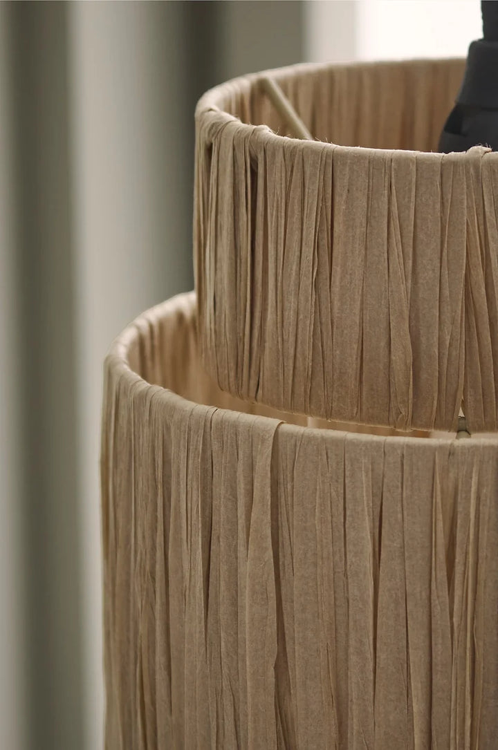 Raffia Hanging Light for Kitchen | Natural Pendant Lamp - Kellan