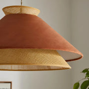 Wicker Hanging Light for Dining Room - Quenten
