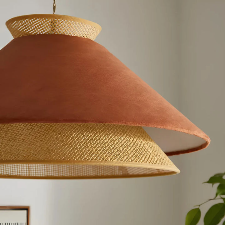 Wicker Hanging Light for Dining Room - Quenten