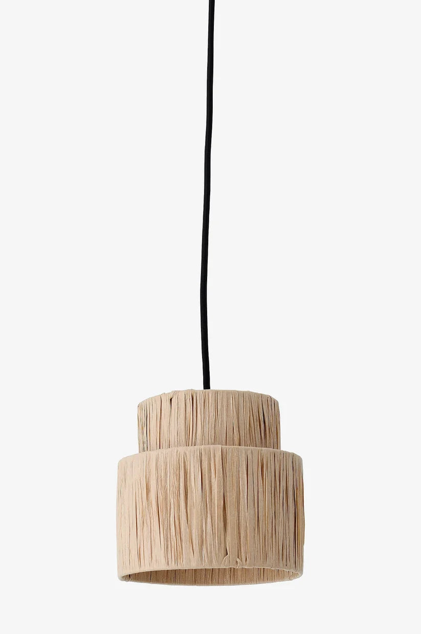 Raffia Hanging Light for Kitchen | Natural Pendant Lamp - Kellan