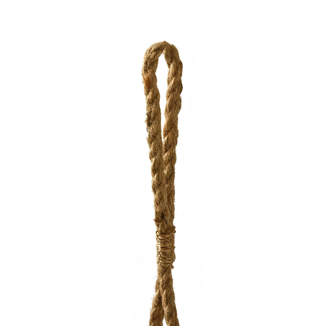 Rattan Hanging Plant Pots | Cane Hanging Flower Pots | Bamboo Hanging Planters Set of 2 - Eamonn