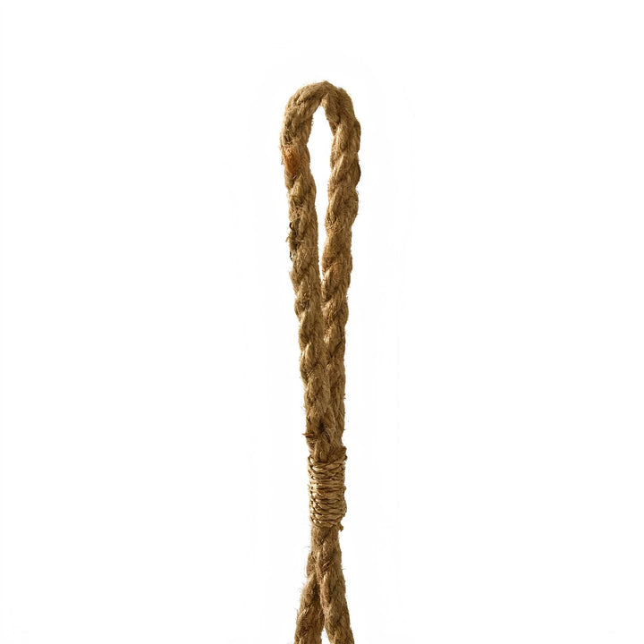 Rattan Hanging Plant Pots | Cane Hanging Flower Pots | Bamboo Hanging Planters Set of 2 - Eamonn
