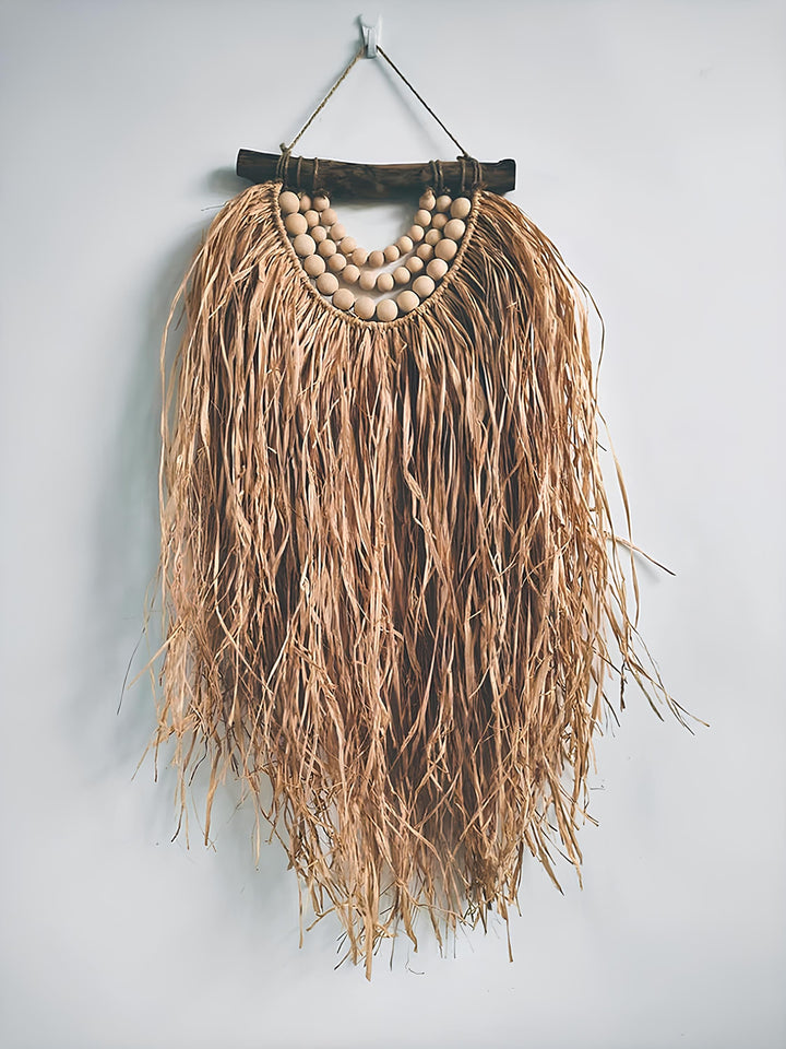 Wicker Wall Basket | Rattan Wall Decor | Bamboo Basket Decor - Kashvi - Luxury Rattan Handicrafts 