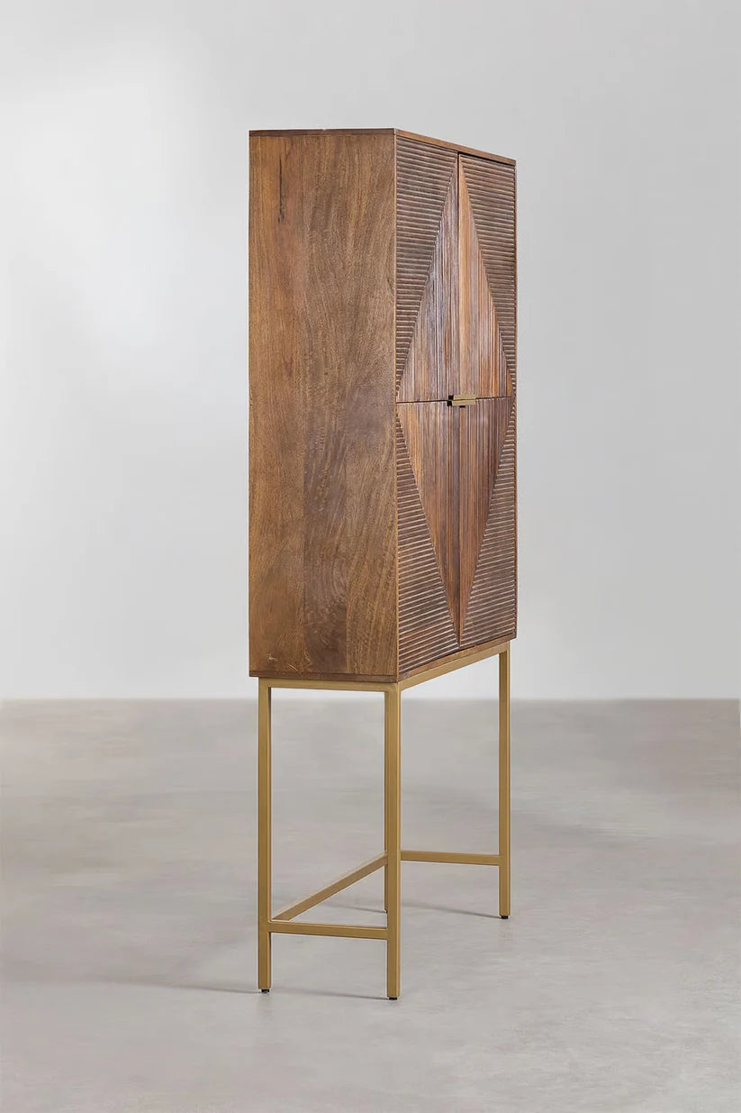 Mango Wood Sideboard | Mango Wood Cabinet - Mila
