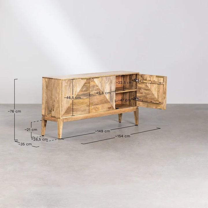 Design Mango Wood Sideboard | Mango Wood Cabinet - Nova