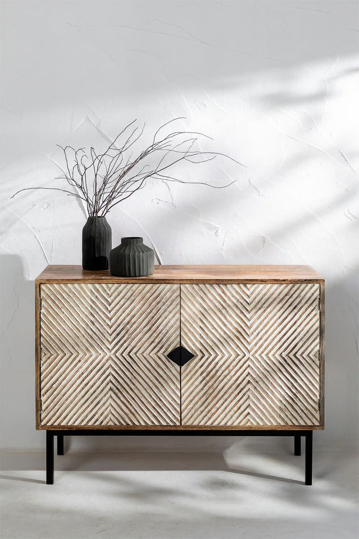 Mango Wood Sideboard | Mango Wood Cabinet - Mia