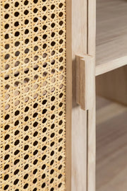 Rattan & Wooden Sideboard with Drawers- Quill