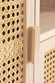 Rattan & Wooden Sideboard with Drawers- Quill