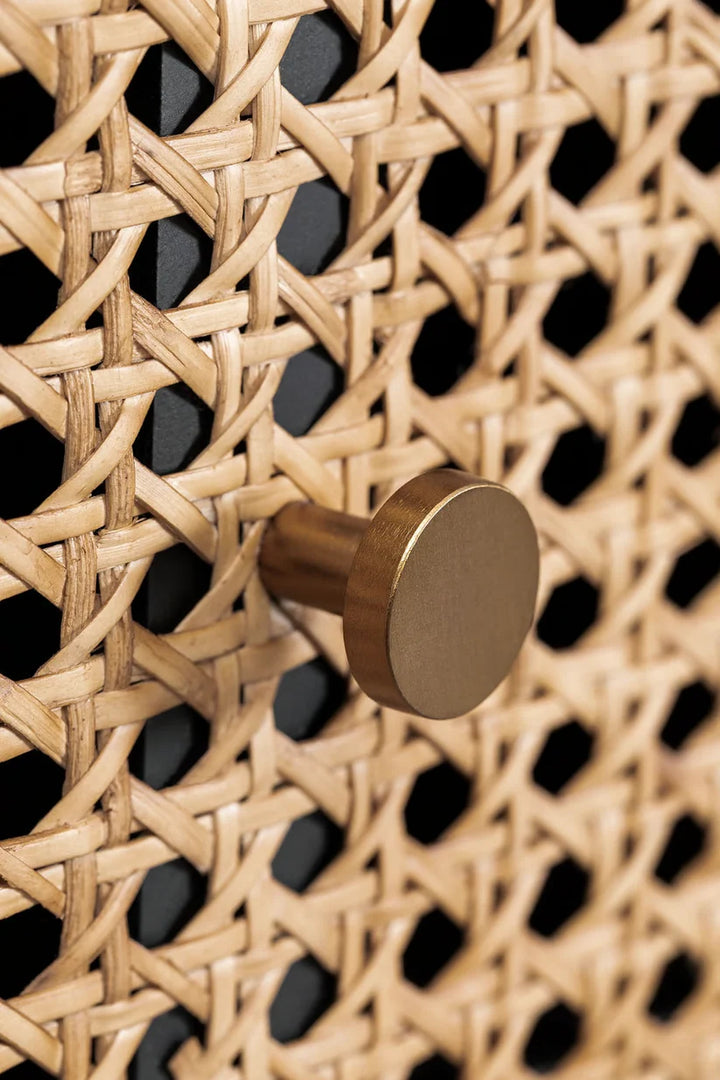 Rattan and Wood Sideboard | Wooden Cabinet - Torren