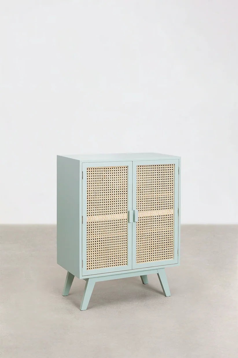 Rattan & Wooden Sideboard with Drawers- Orin